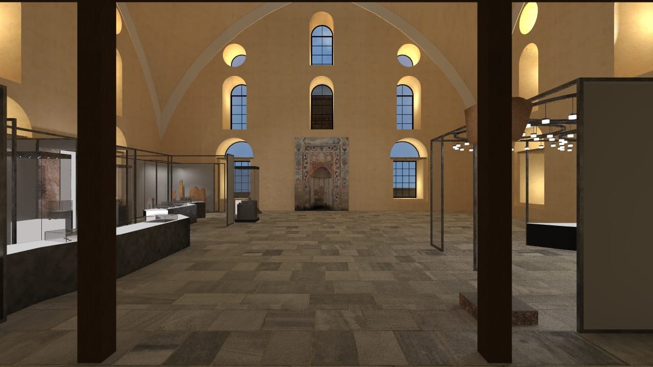Archaeological collection in Kursum Mosque of Trikala