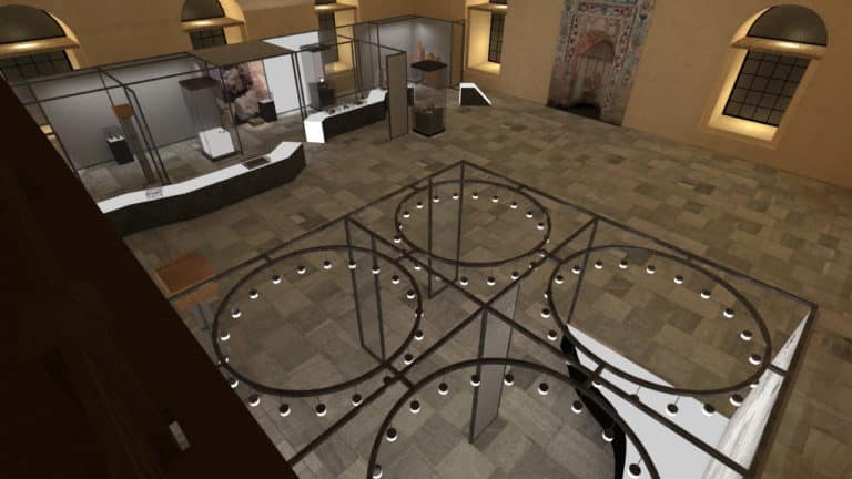 Archaeological collection in Kursum Mosque of Trikala