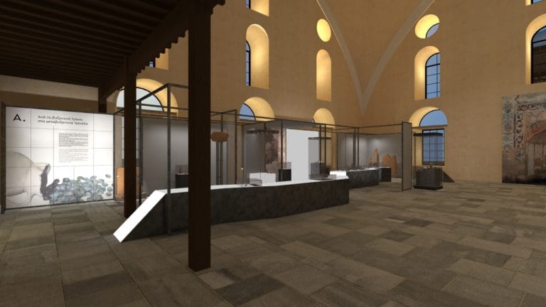 Archaeological collection in Kursum Mosque of Trikala