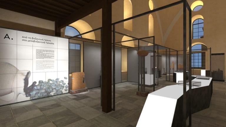 Archaeological collection in Kursum Mosque of Trikala