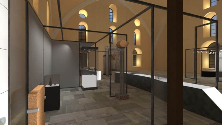 Archaeological collection in Kursum Mosque of Trikala