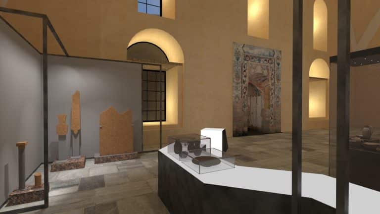 Archaeological collection in Kursum Mosque of Trikala